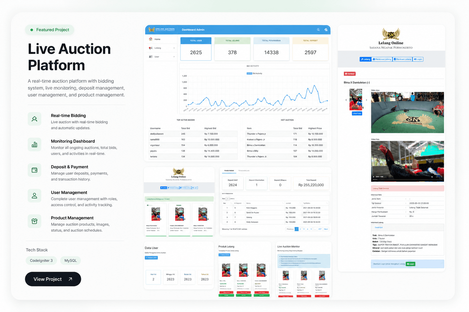 Live Auction Platform